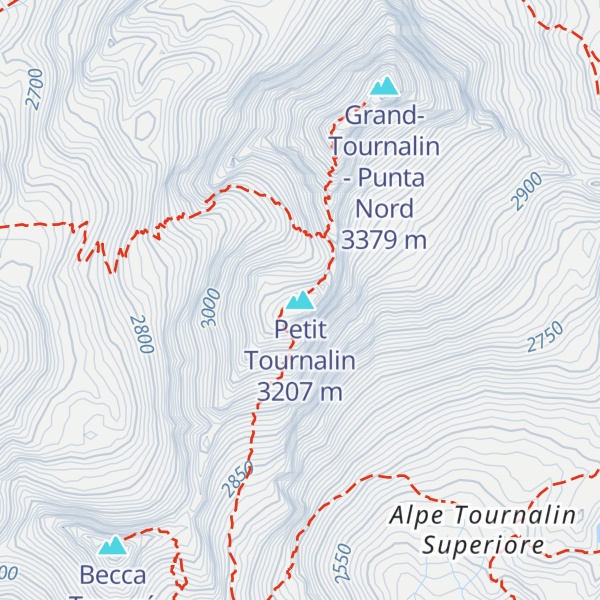 Map of Petit Tournalin