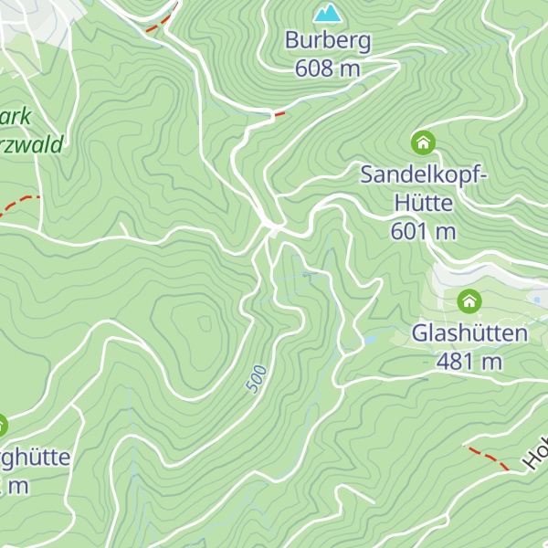 Map of Roter Rain Hütte