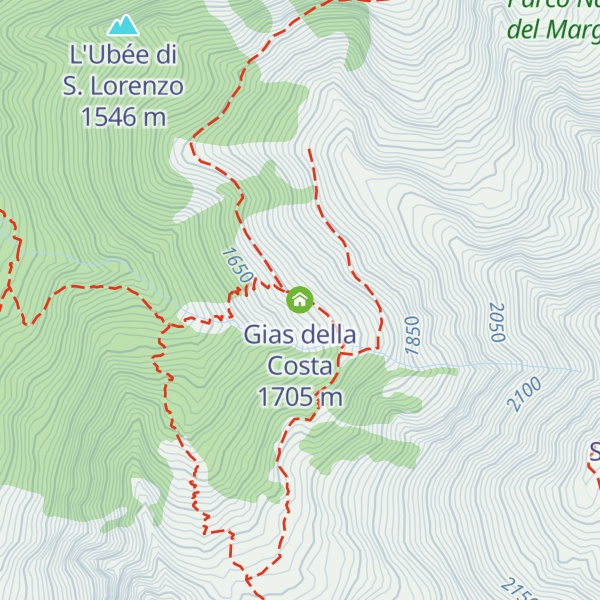 Map of Gias della Costa