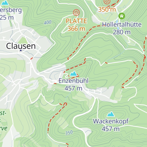 Map of Enzenbühl