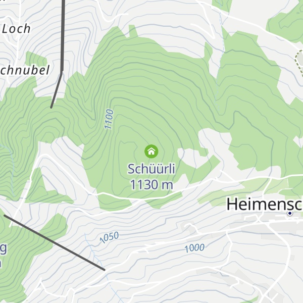 Map of Schüürli