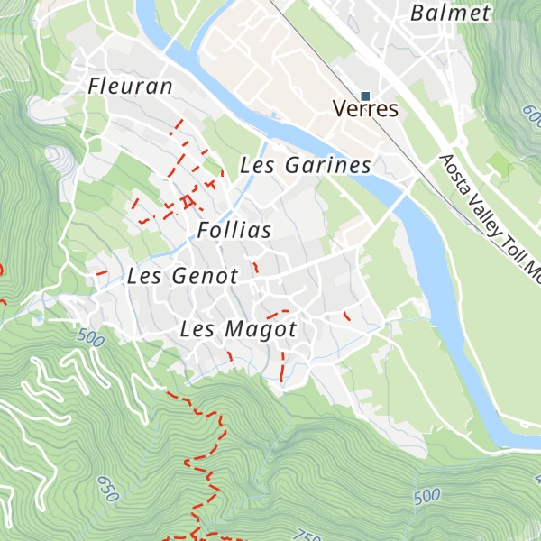 Map of Issogne castle