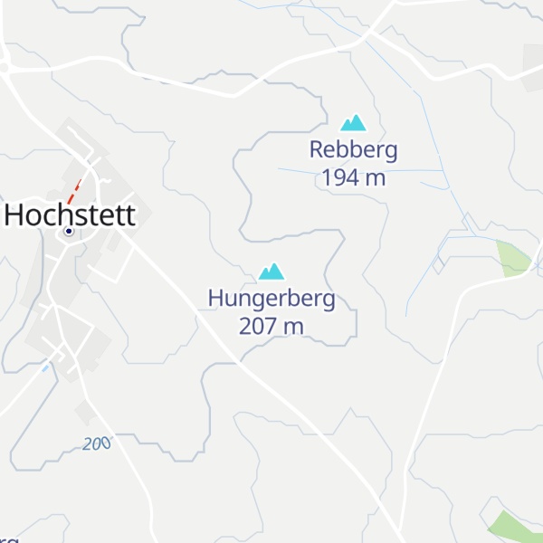 Map of Hungerberg