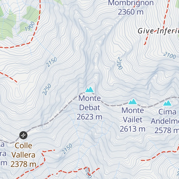 Map of Monte Debat