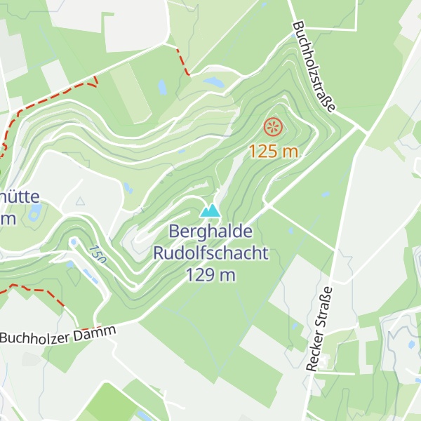 Map of Berghalde Rudolfschacht