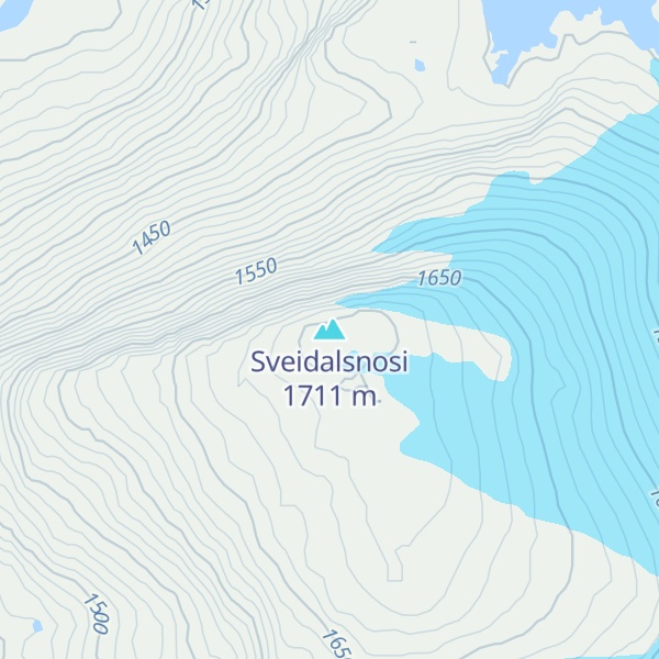 Map of Sveidalsnosi