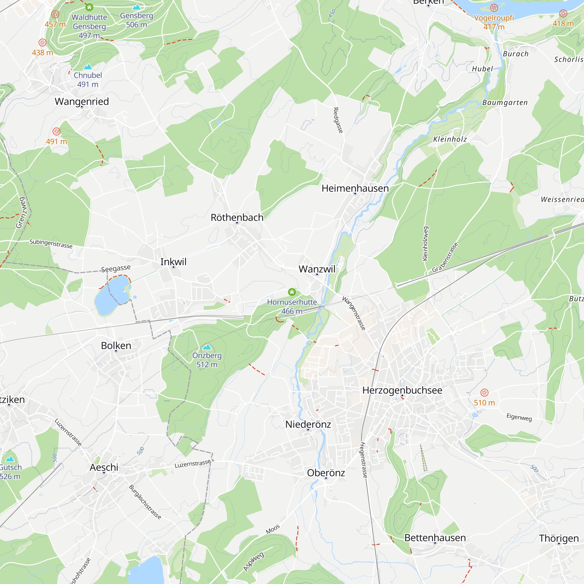 Hornuserhütte map