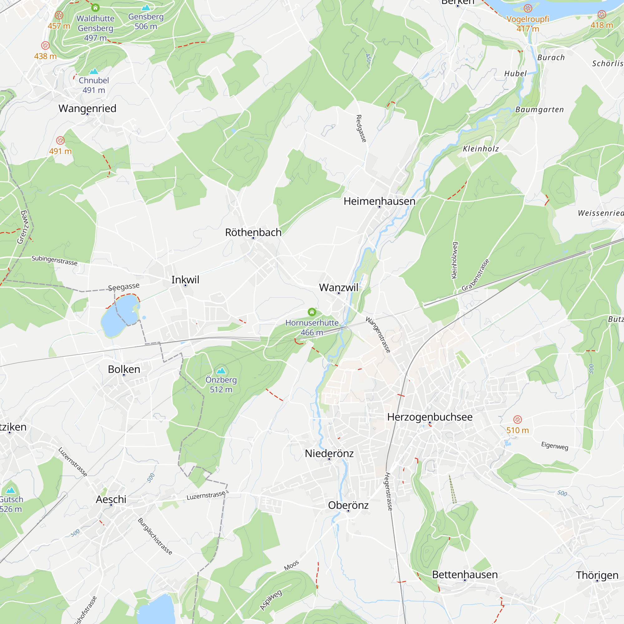 Hornuserhütte map