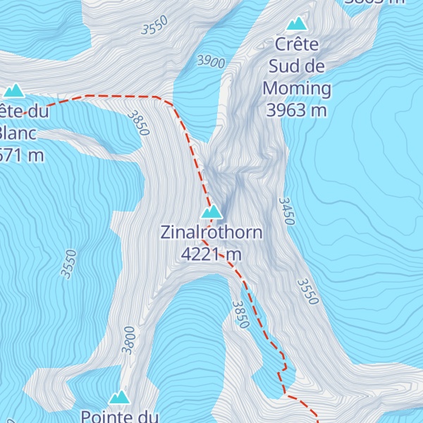 Map of Zinalrothorn