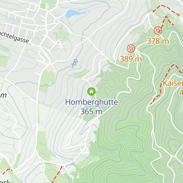 Map of Homberghütte