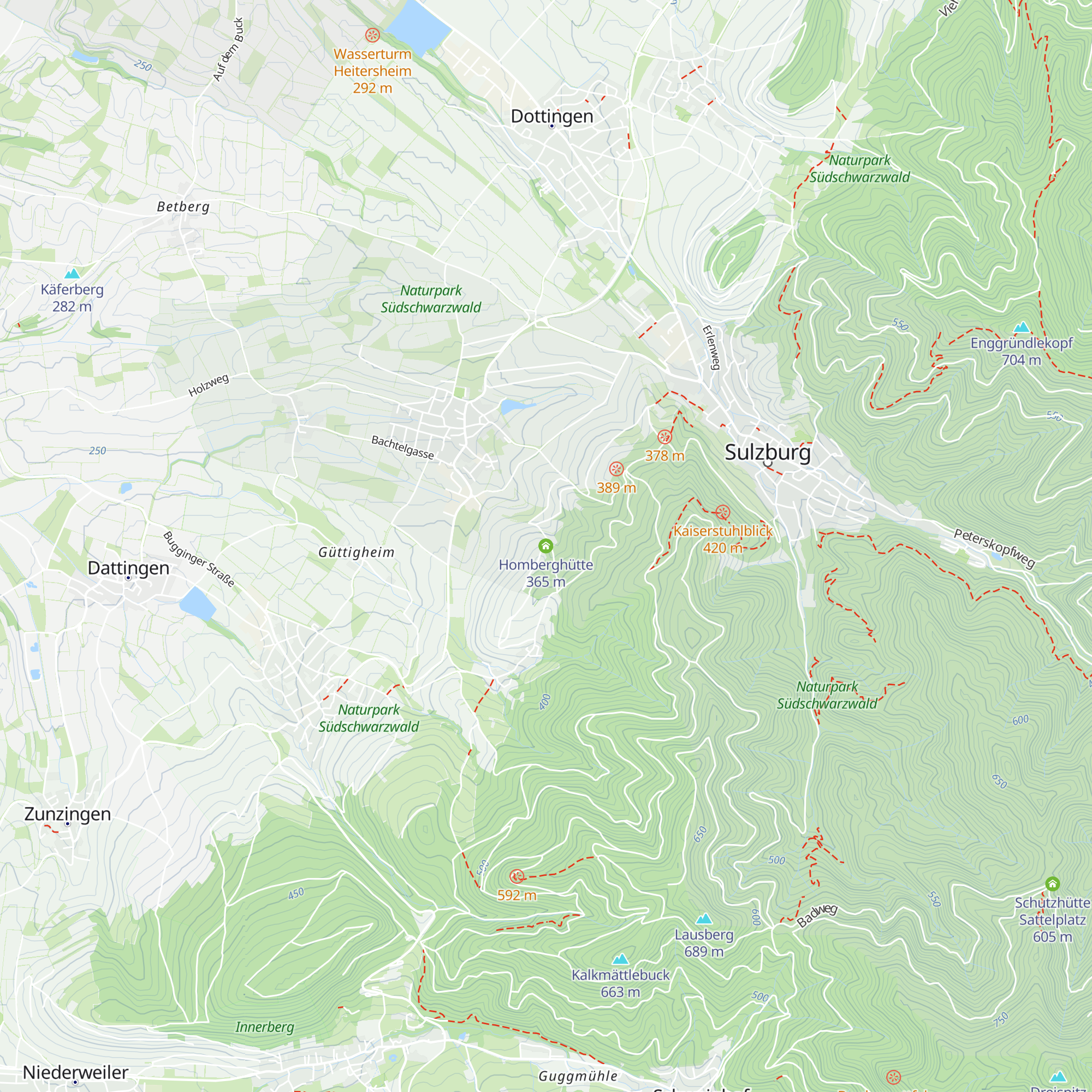 Homberghütte map