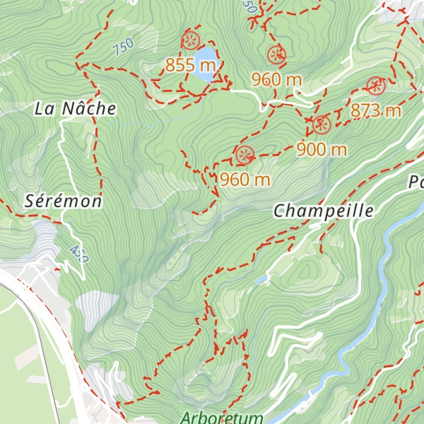 Map of Mont de Saint Gilles