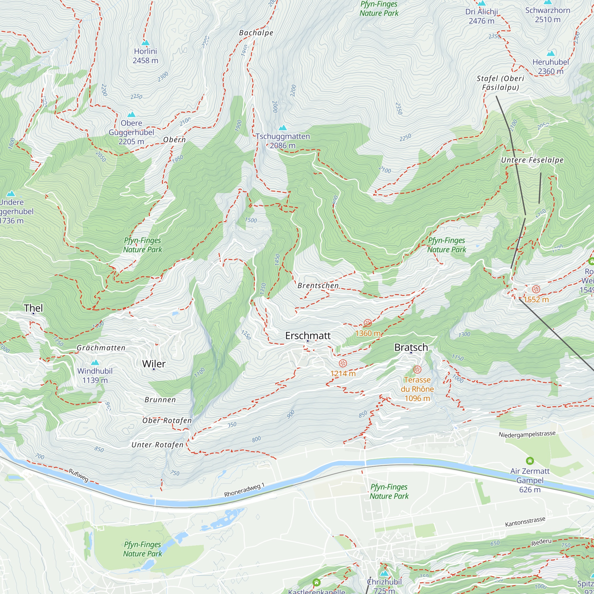 Brentschen Palatz map
