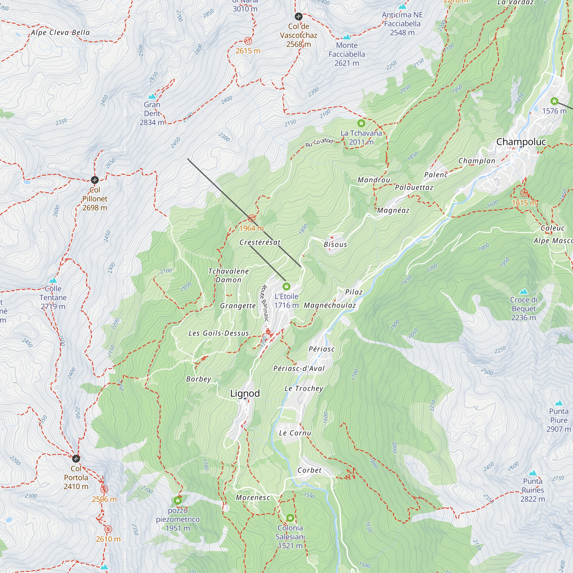 L'Etoile map