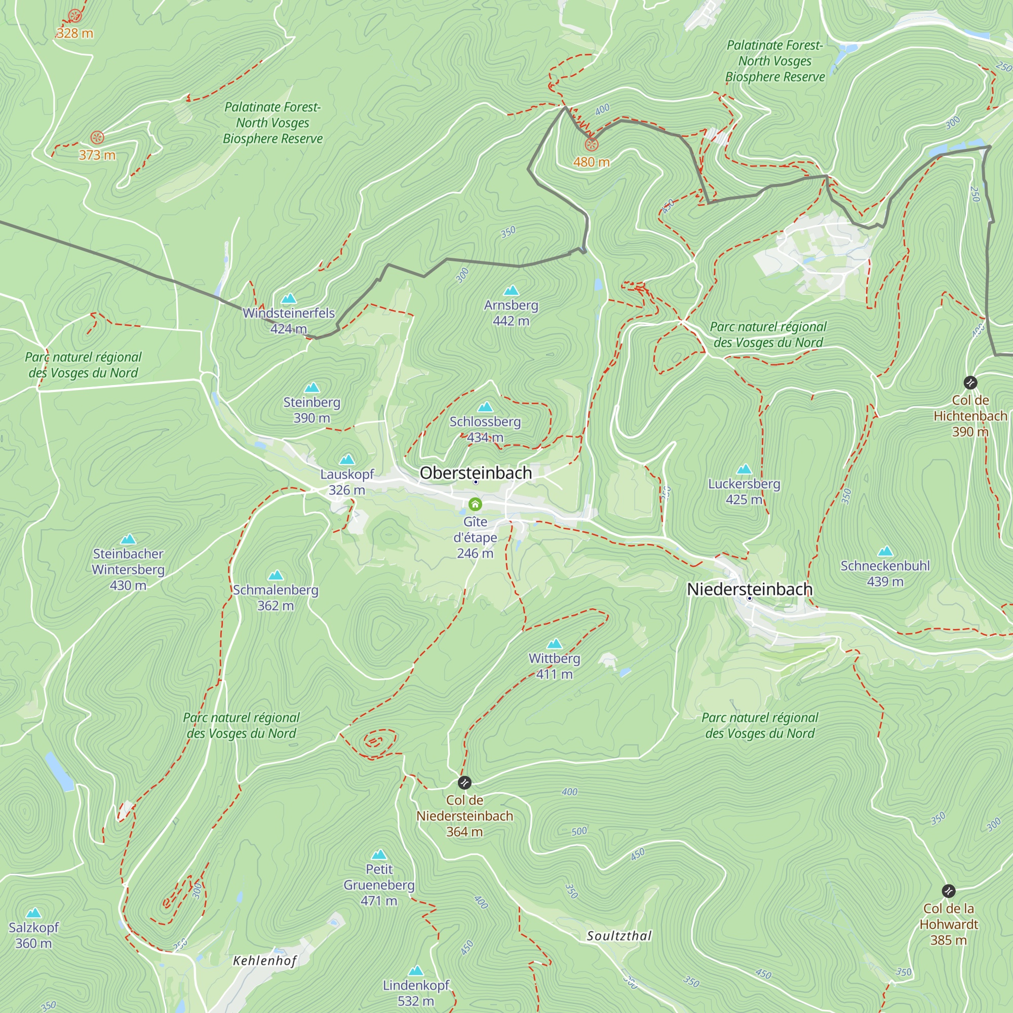 Wanderer's refuge map