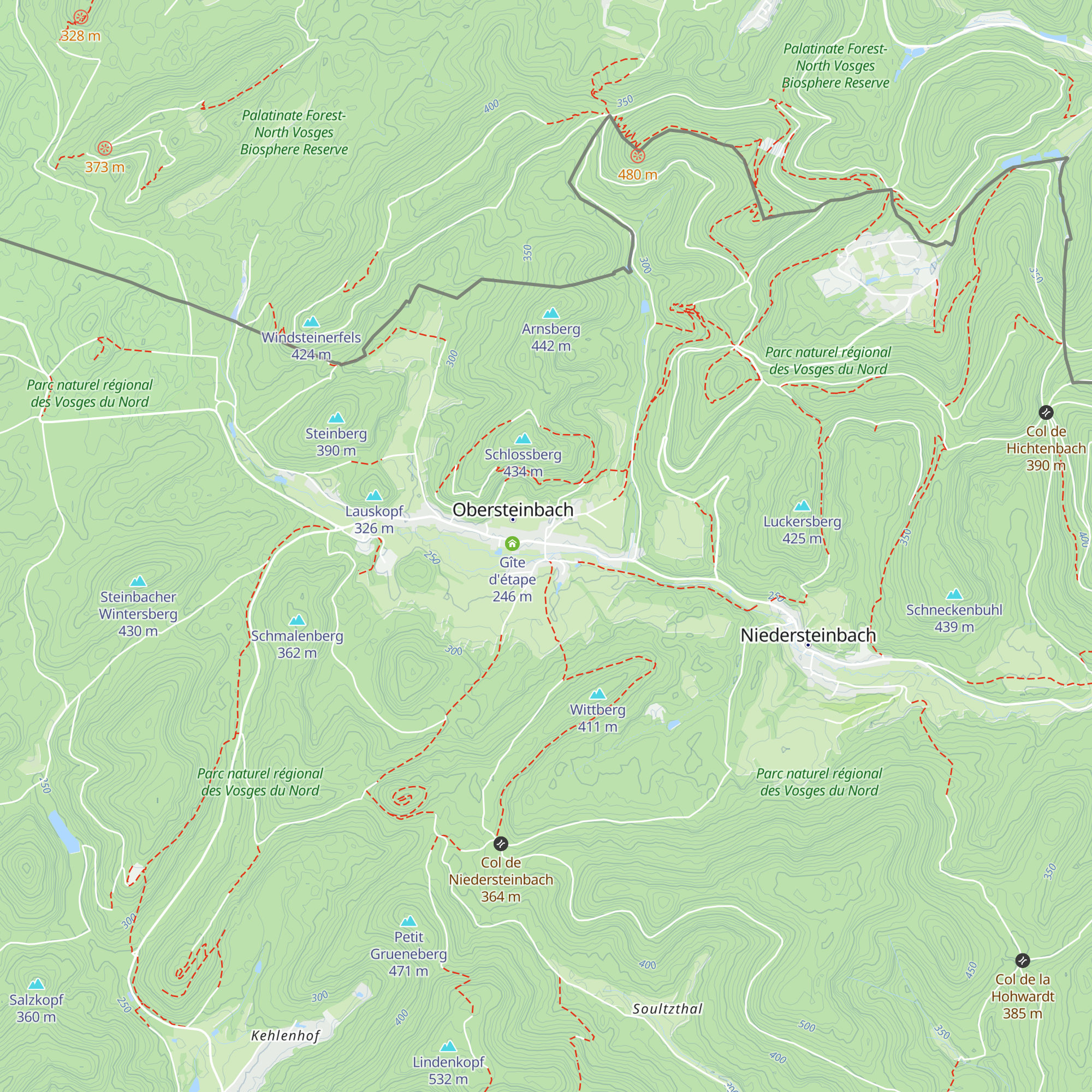 Wanderer's refuge map