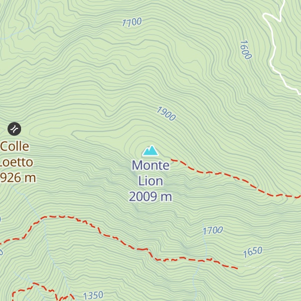 Map of Monte Lion
