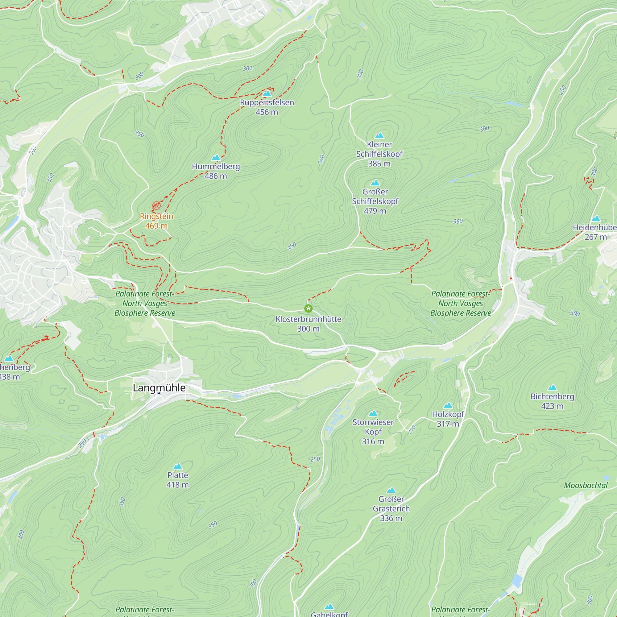 Klosterbrunnhütte map