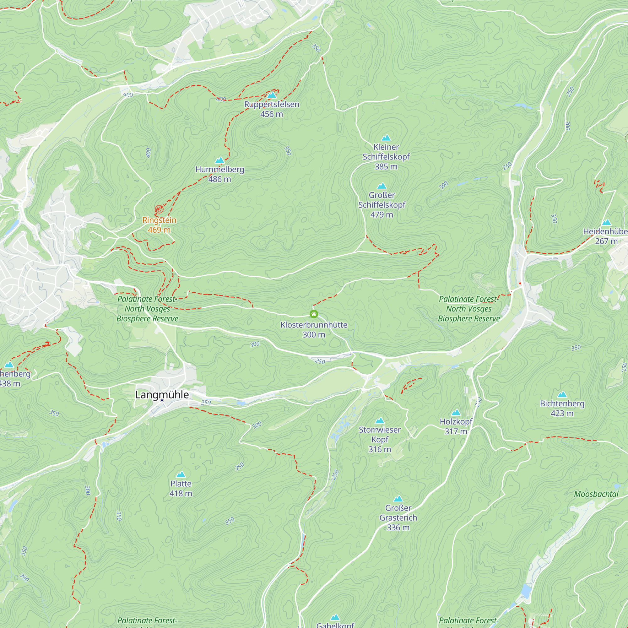 Klosterbrunnhütte map