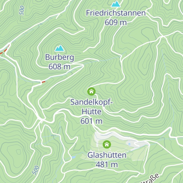 Map of Sandelkopf-Hütte
