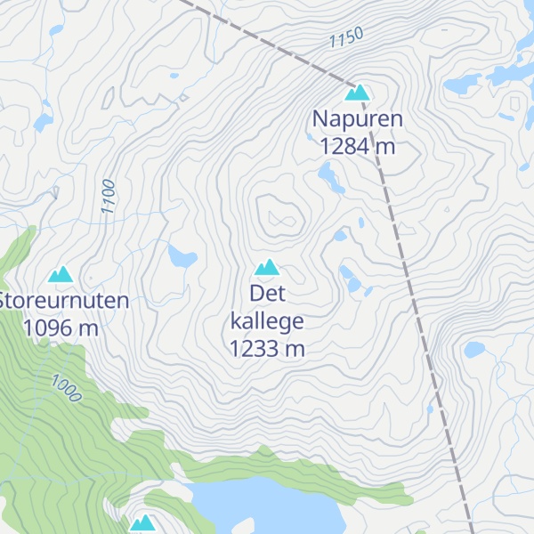 Map of Det kallege