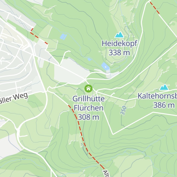Map of Grillhütte Flürchen