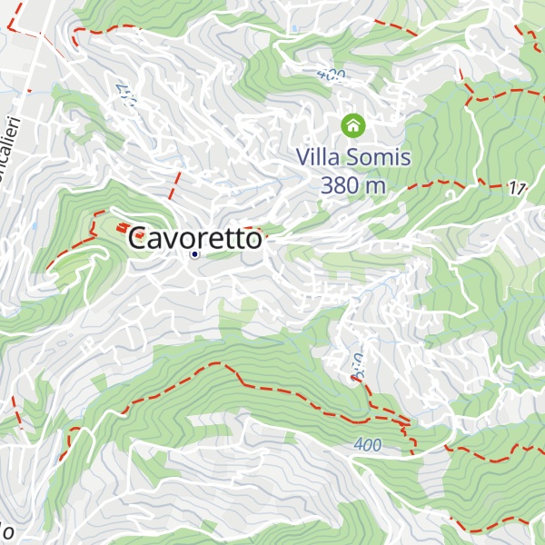 Map of La Boccio