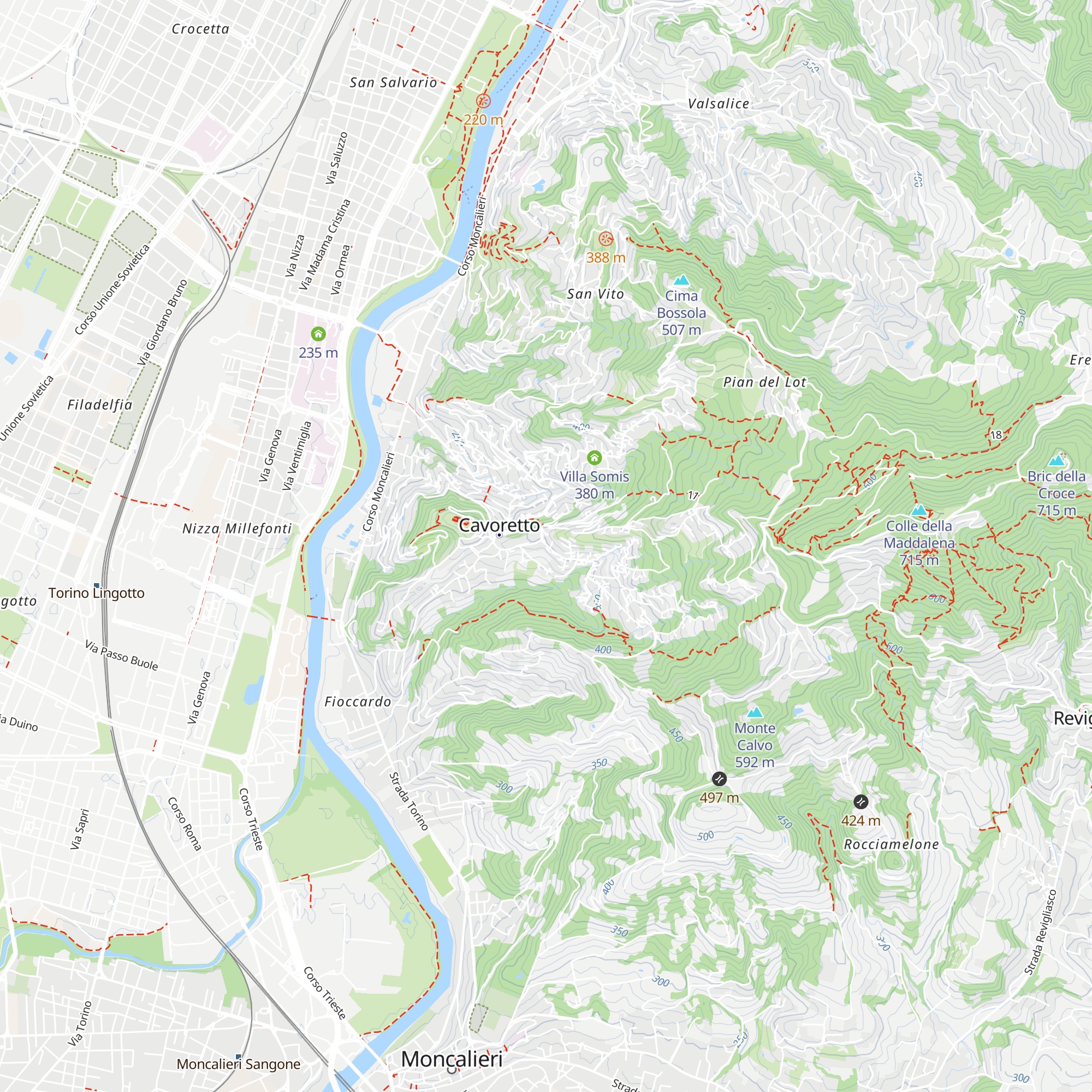 La Boccio map