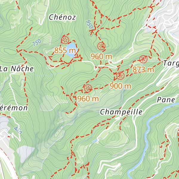 Map of Belvedere