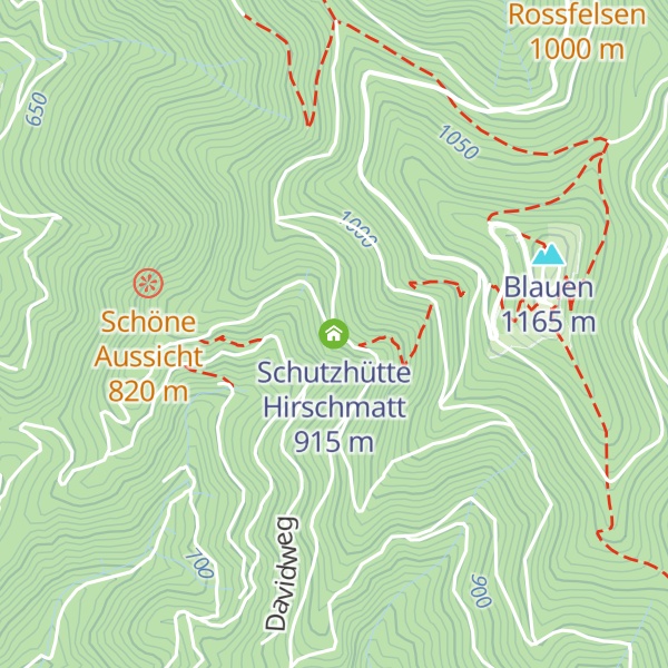 Map of Schutzhütte Hirschmatt
