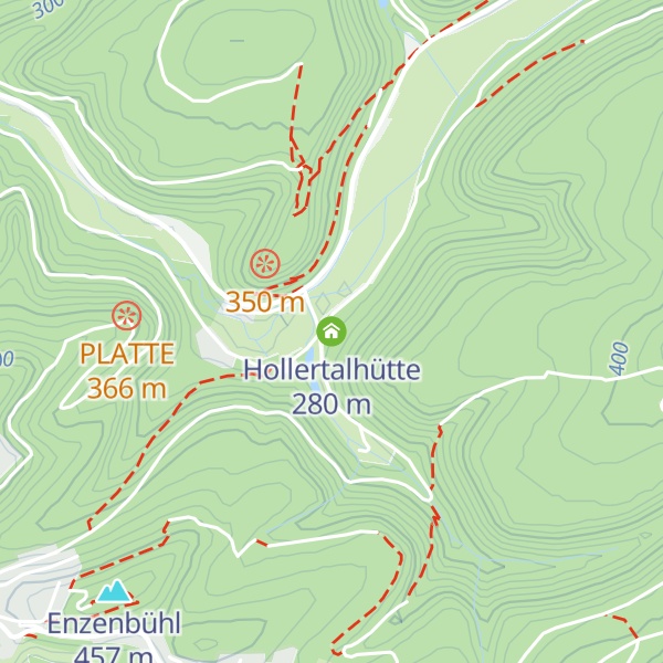 Map of Hollertalhütte