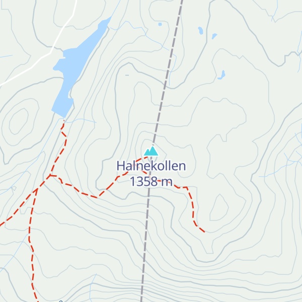 Map of Halnekollen