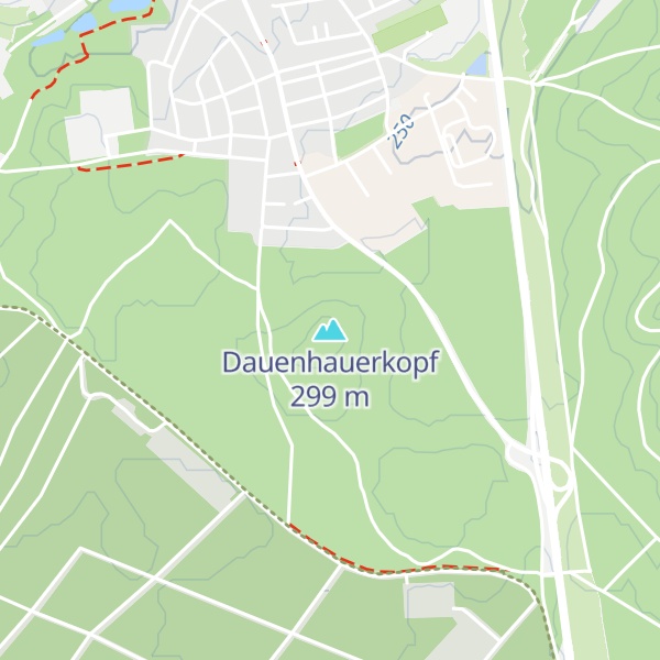 Map of Dauenhauerkopf
