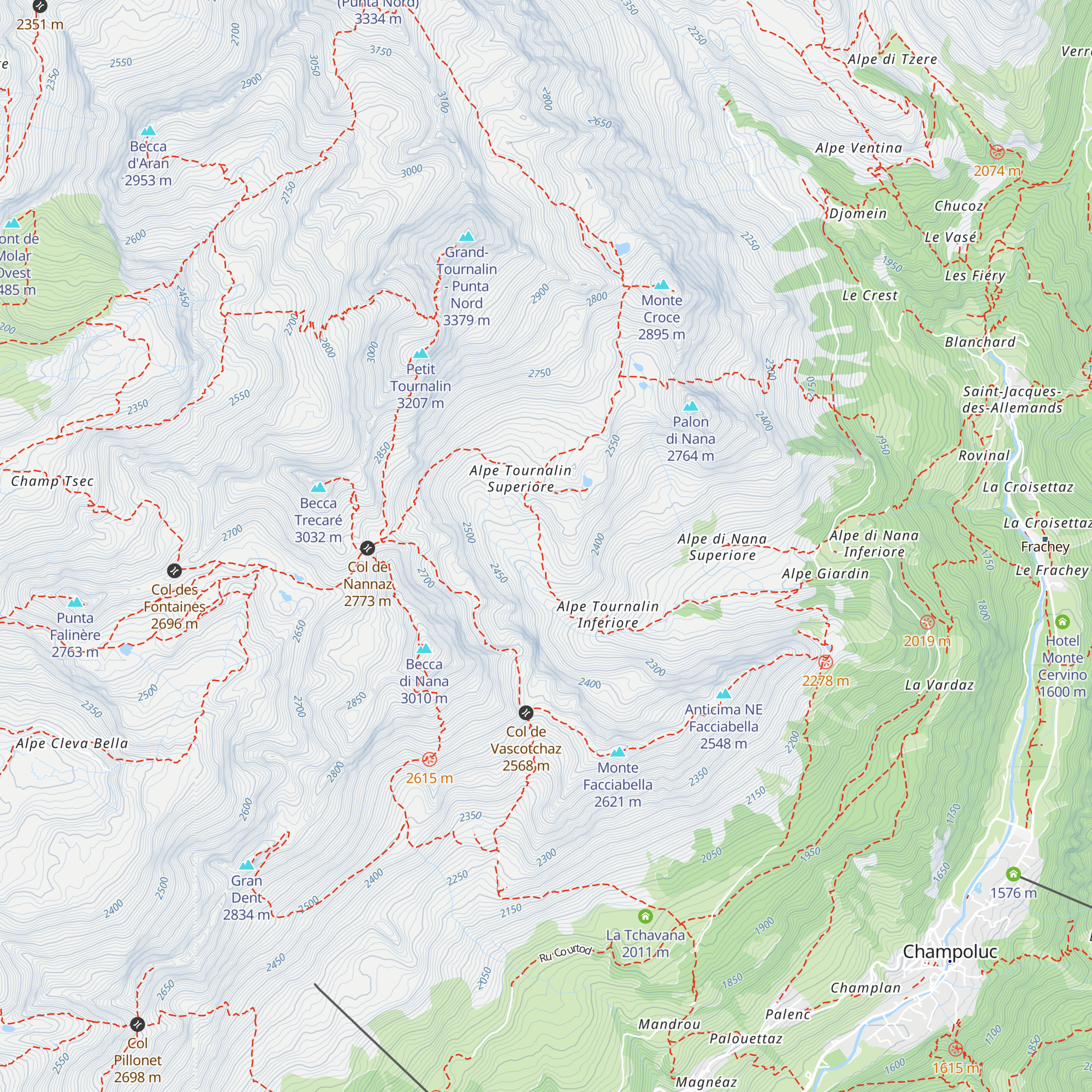 Casotto Biejin map
