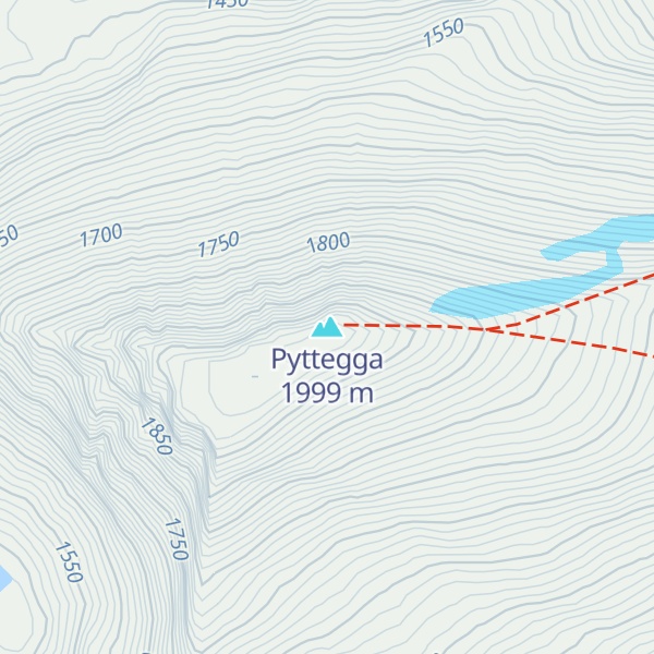 Map of Pyttegga