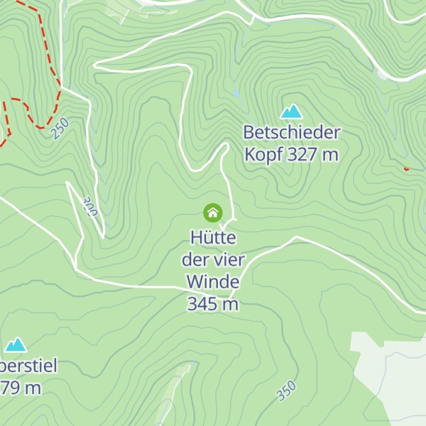 Map of Hütte der vier Winde