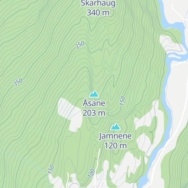 Map of Åsane