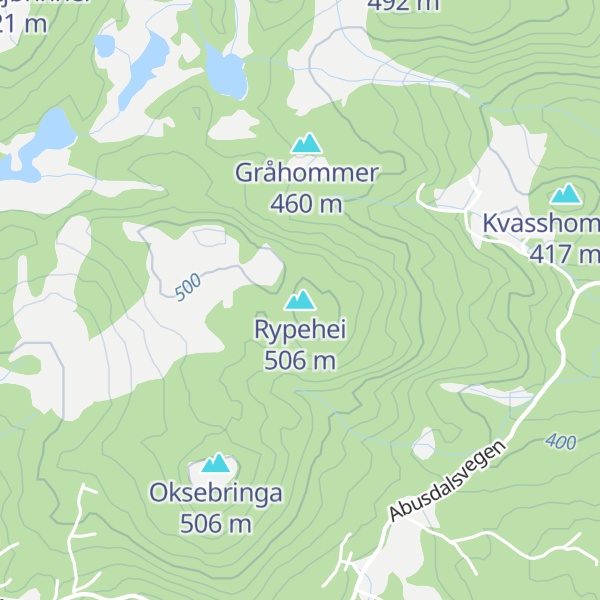 Map of Rypehei