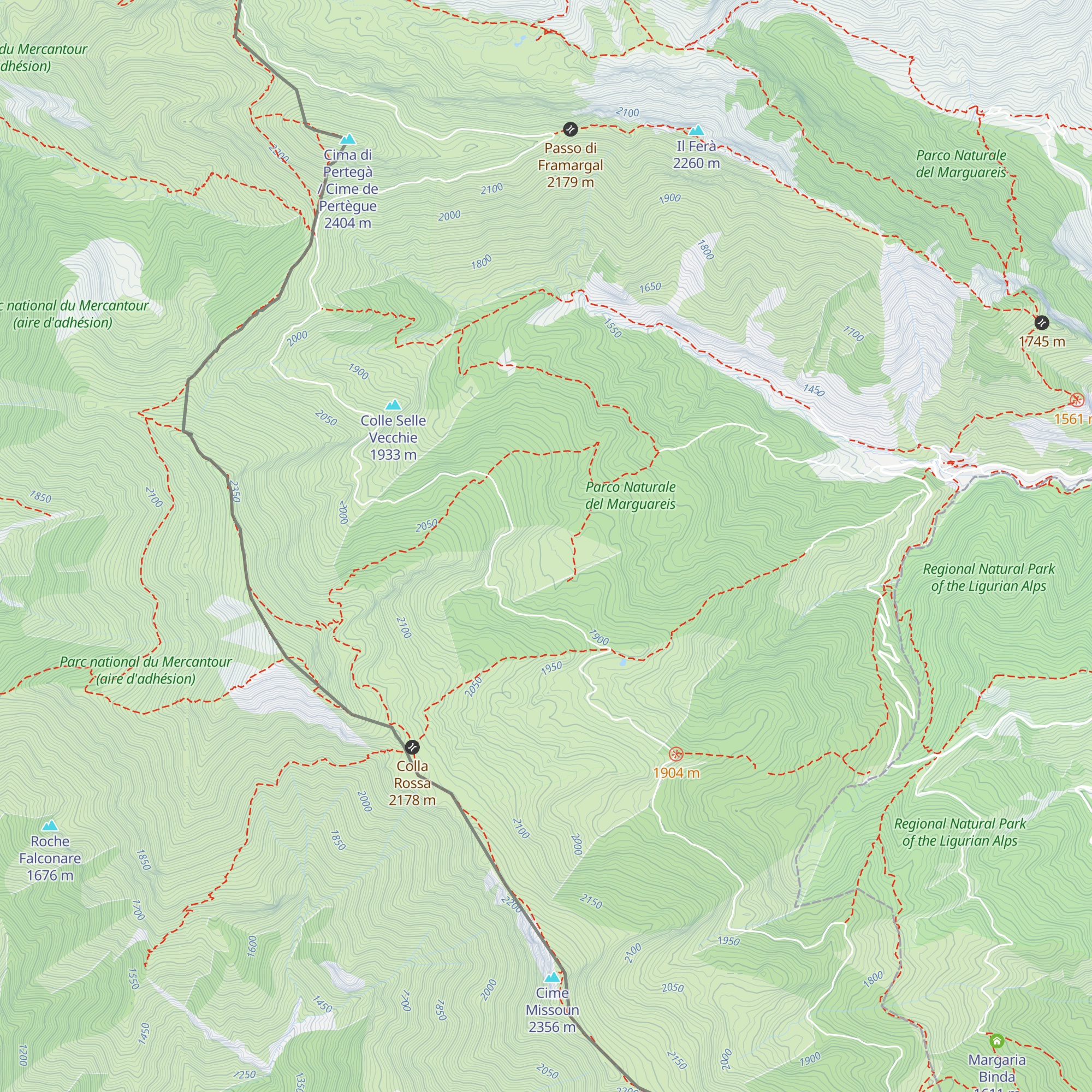 Casa dei cacciatori map