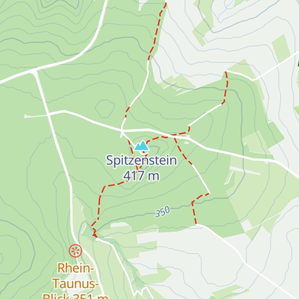Map of Wanderhütte Spitzestein