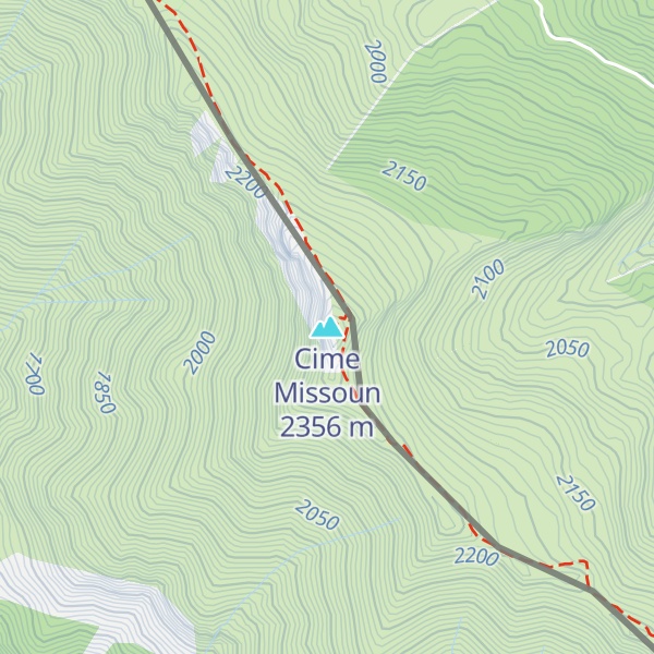 Map of Cime Missoun