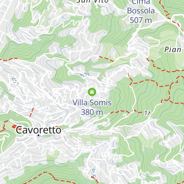 Map of Villa Somis