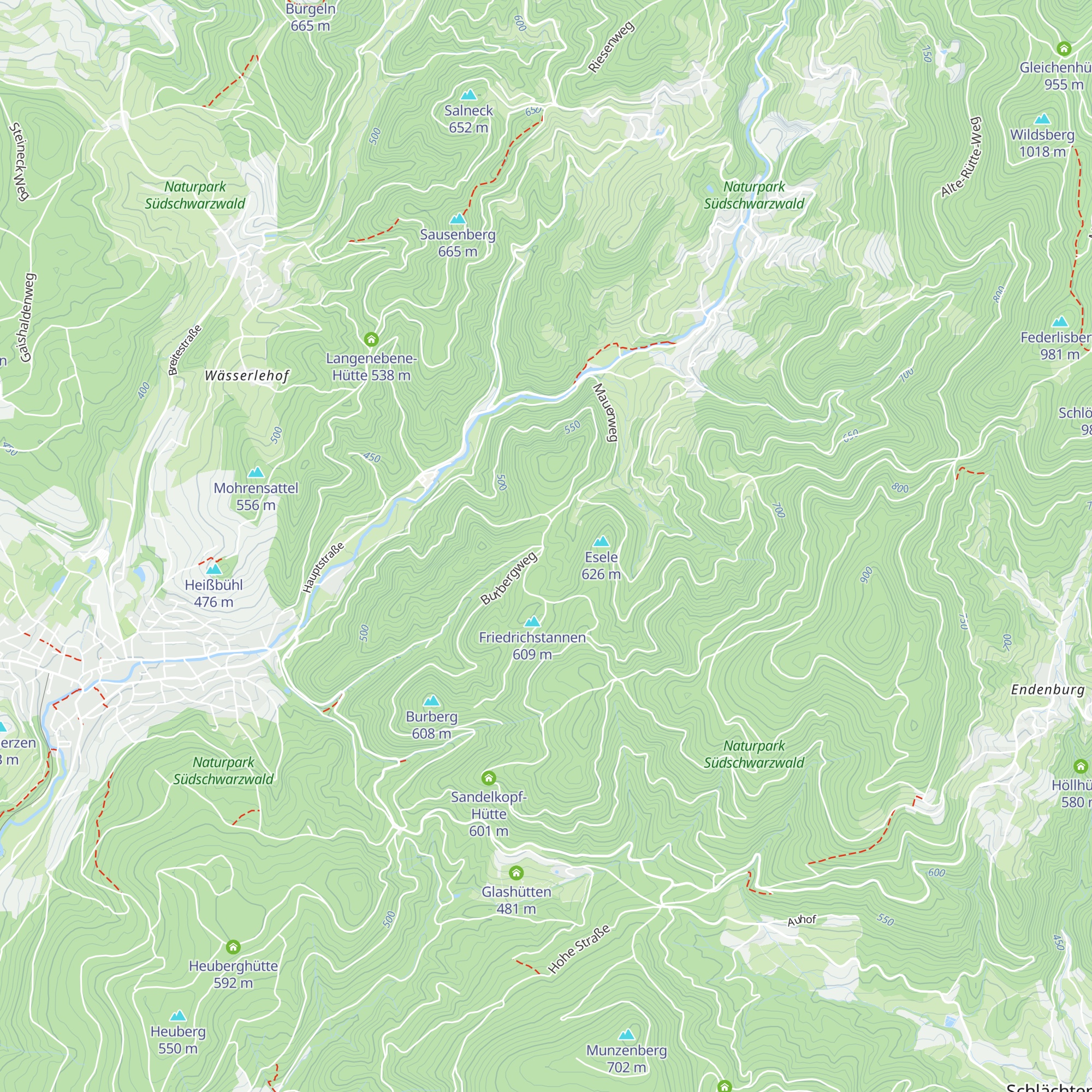 Luisenhütte map