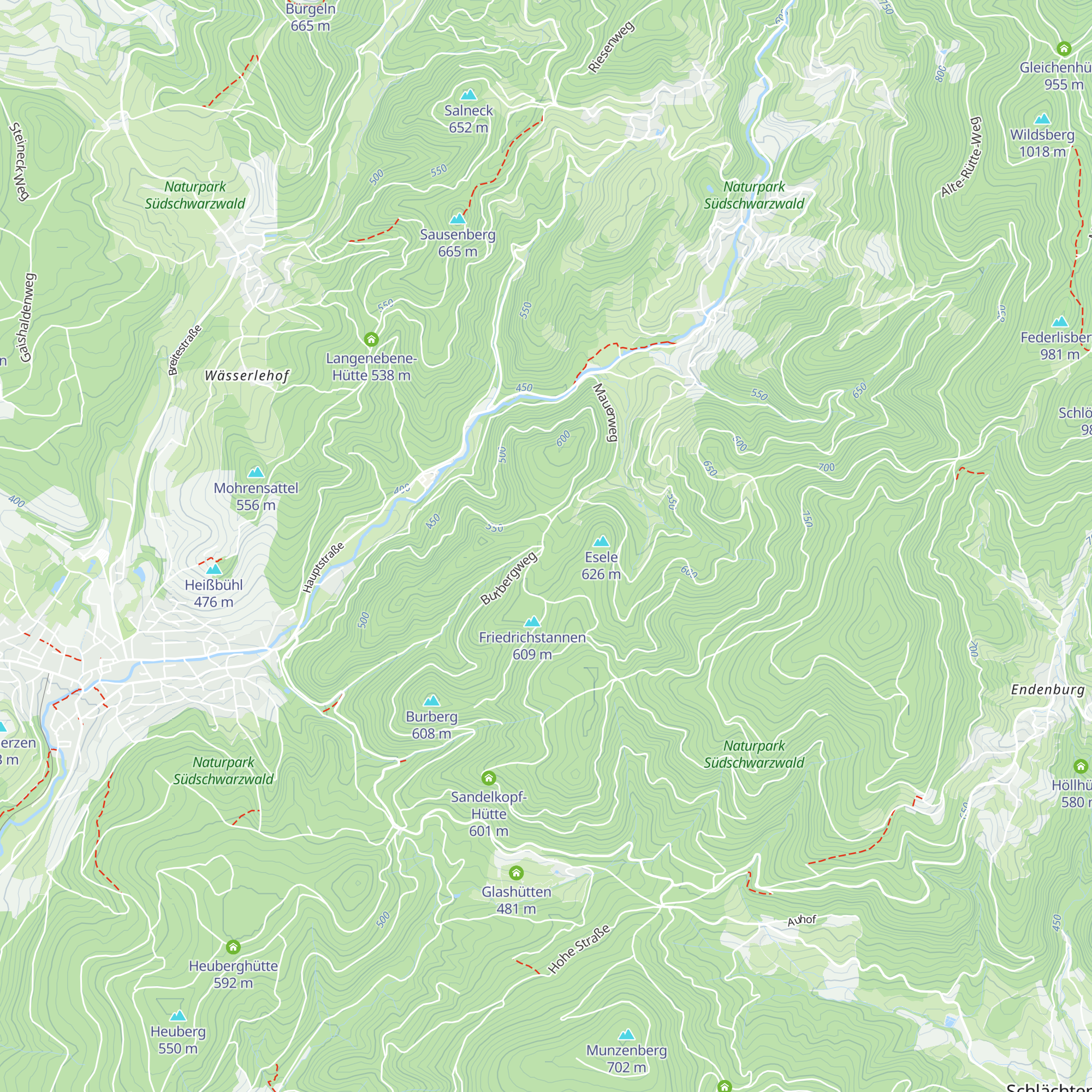 Luisenhütte map