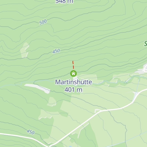 Map of Martinshütte