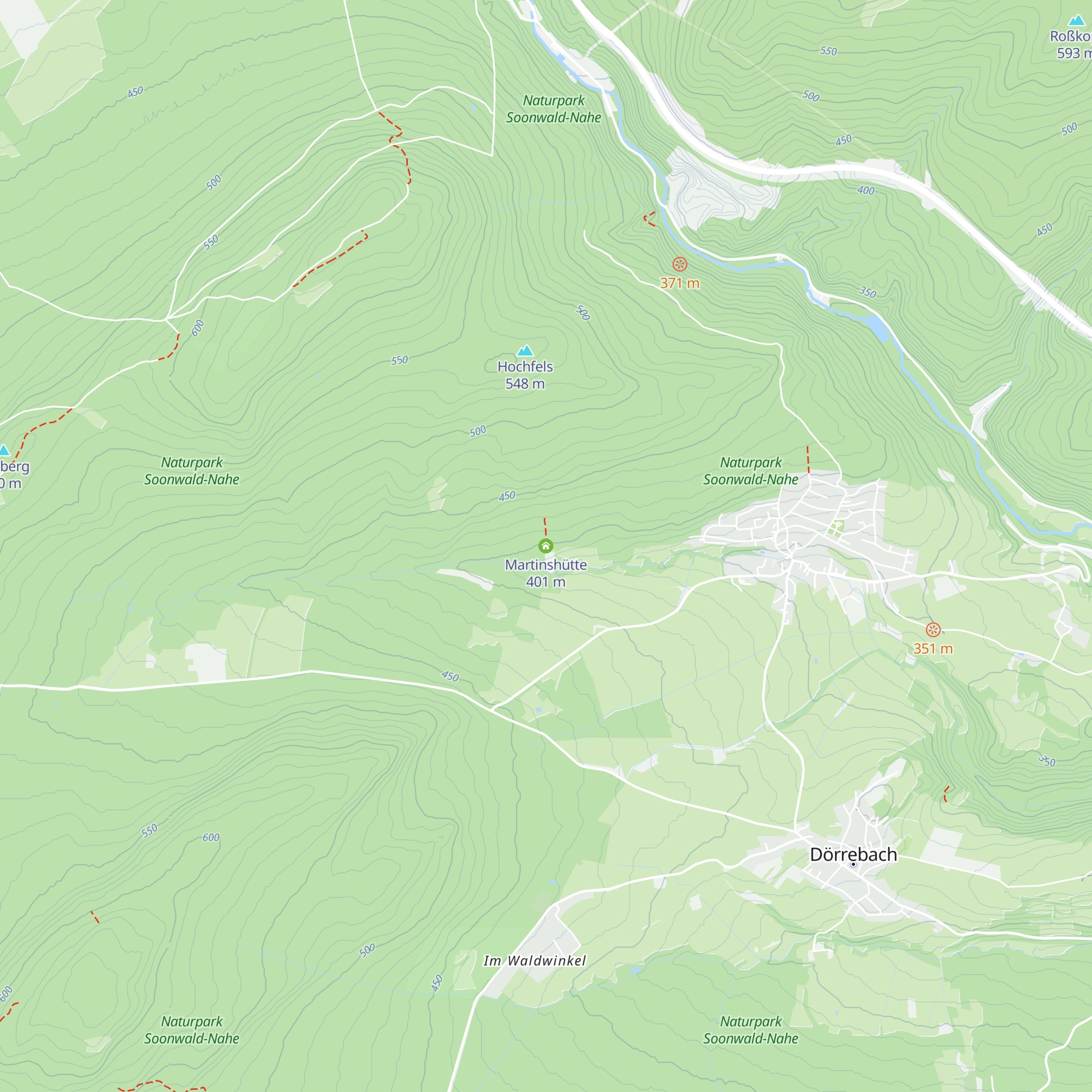 Martinshütte map