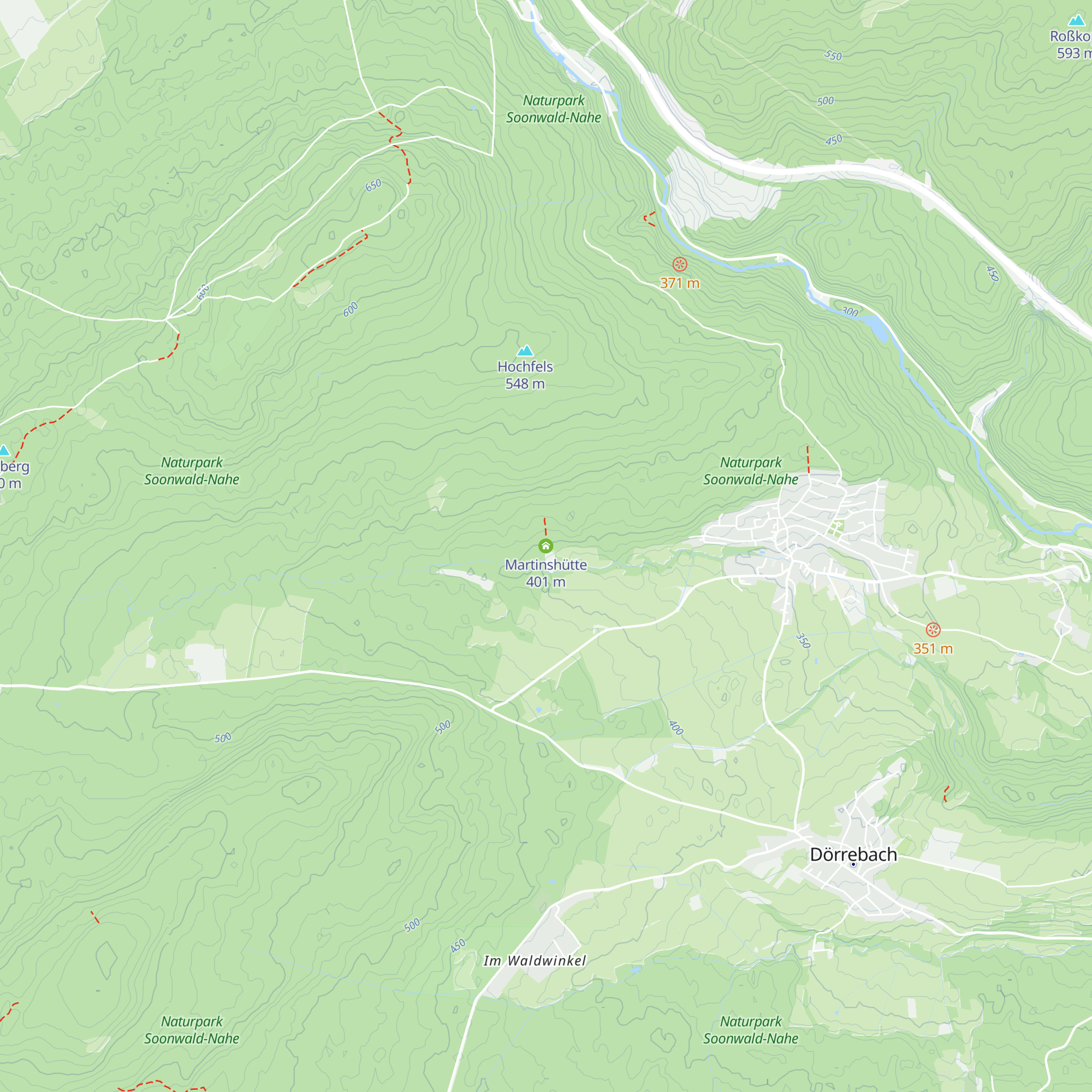Martinshütte map