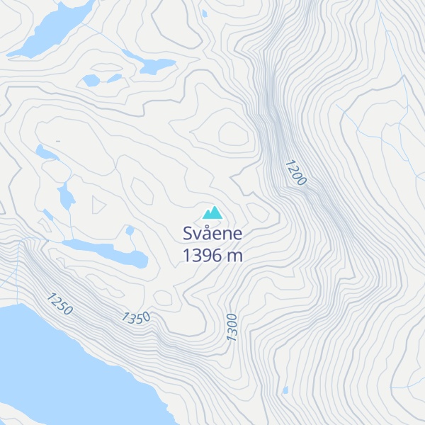 Map of Svåene