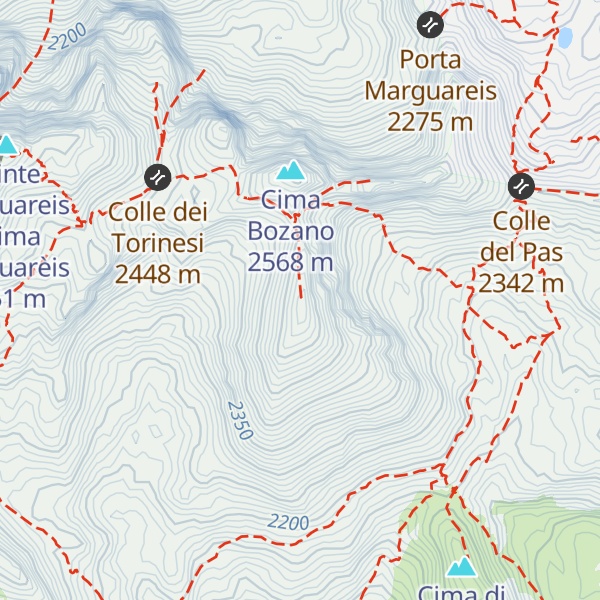 Map of Cima Palù