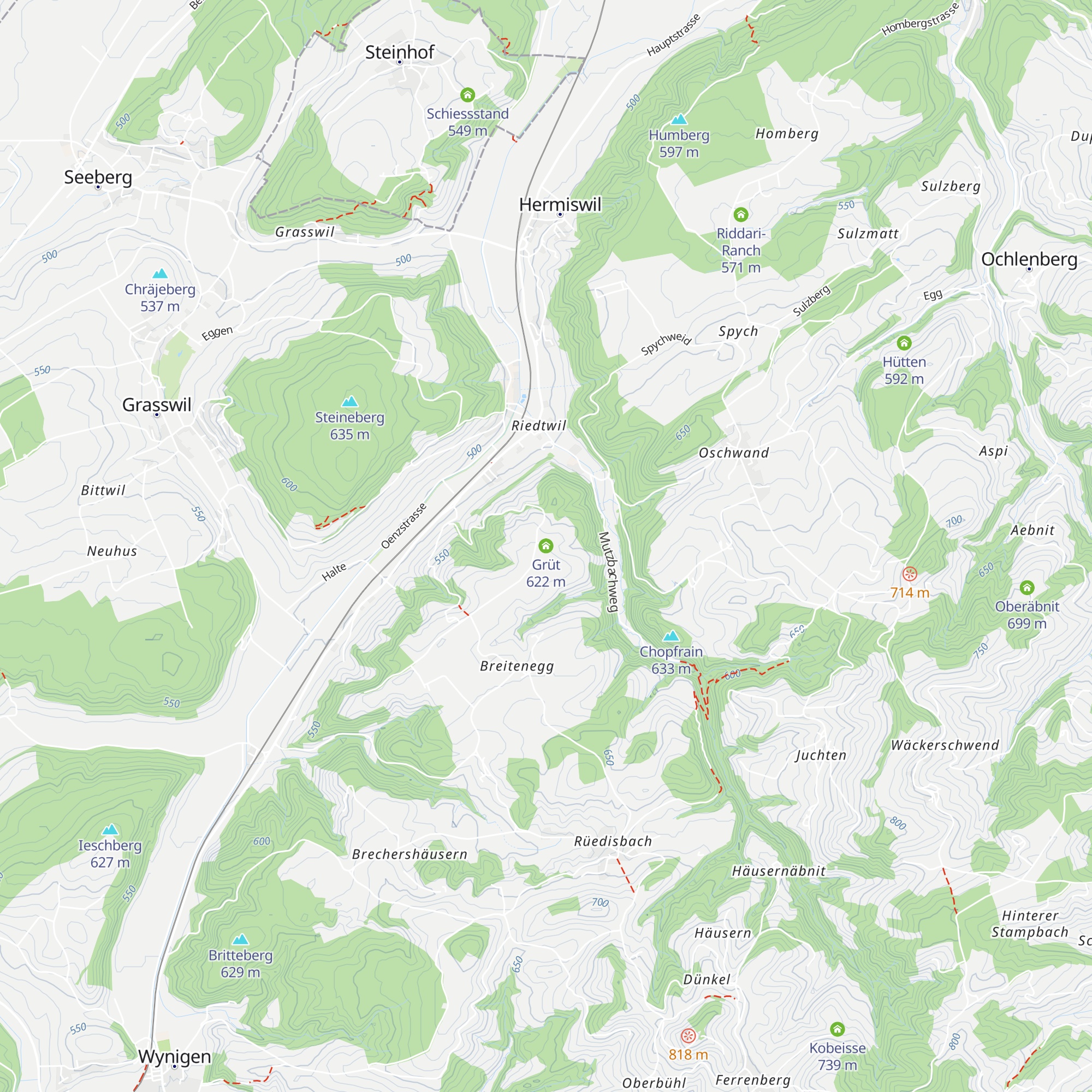 Grüt map